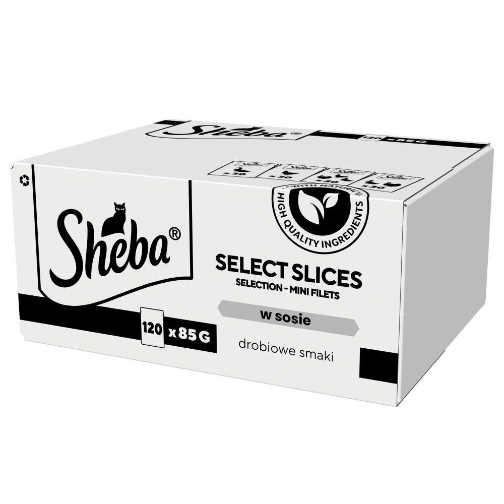 SHEBA® Selection Drobiowe Smaki w sosie 120x85 g - 1
