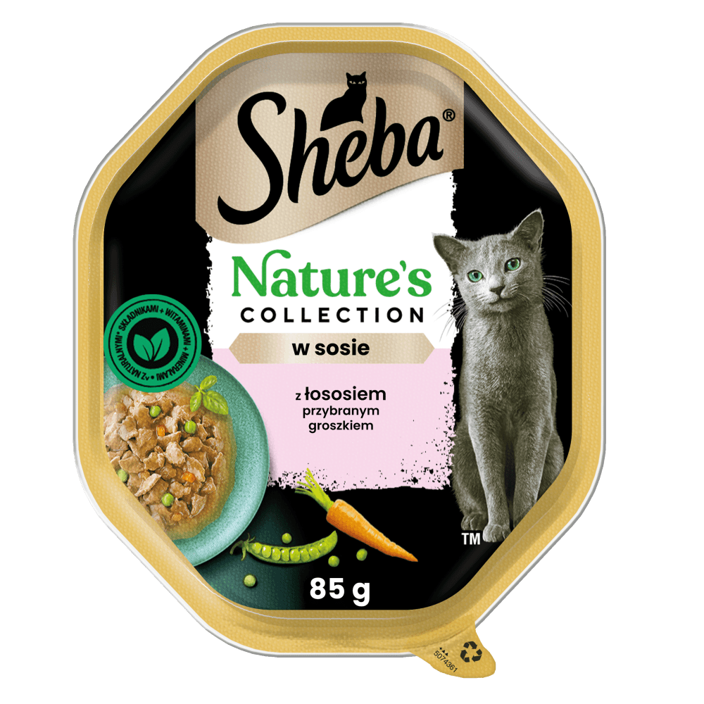 SHEBA® Nature's Collection z Łososiem w sosie 85 g - 1